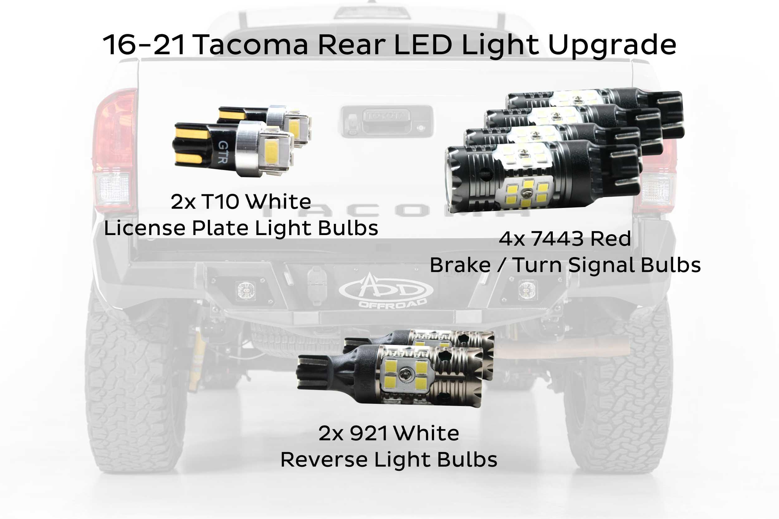 Toyota Tacoma (16+): XB LED Headlights Plug-N-Play | TRS LF530.2-ASM